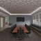 Ekena Millwork 33W x 33H x 38T Small Cameron Decorative Fretwork Wood Ceiling Panels, Hickory CELW33X33X0375CAMHI - alternate 3